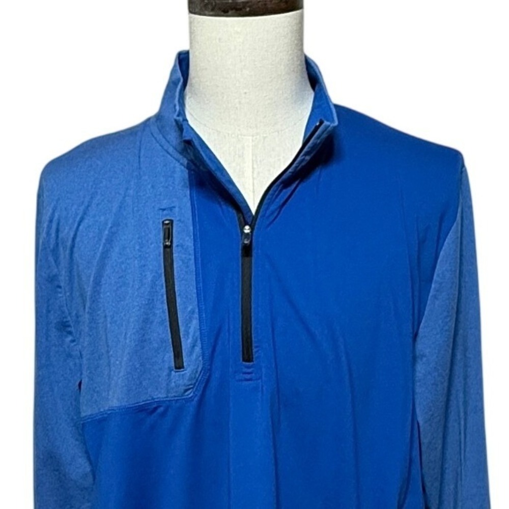 Callaway 1/4 Zip Pullover Jacket Mens XL Blue Golf‎ Weather Series Sweater